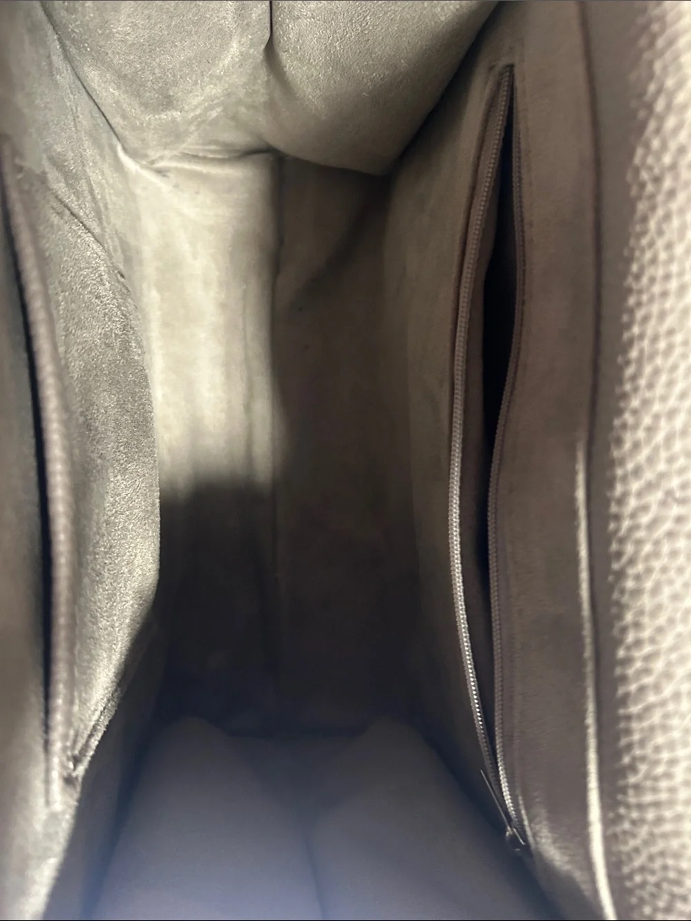 Steve Madden Pebble-Textured Taupe Satchel